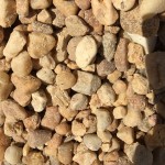 2" Brown White Landscape Stone